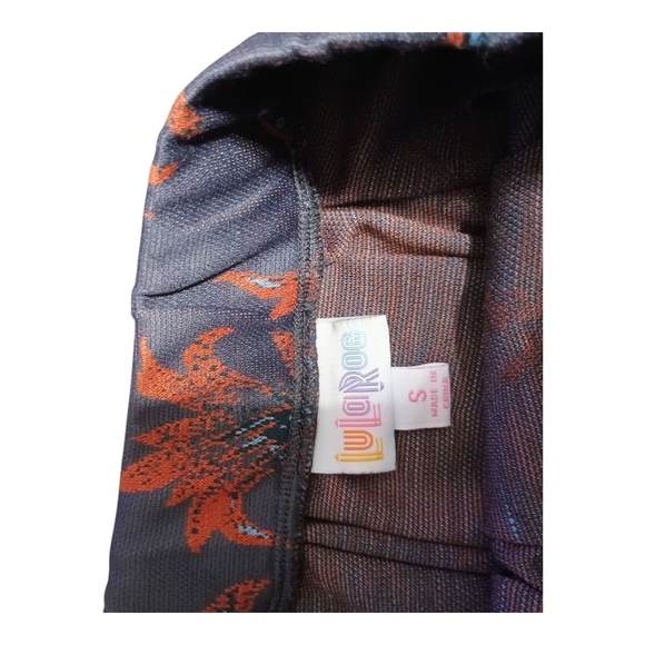 NWT Lularoe Madison Skirt Gray Floral Midi Pleated Pockets Skirt Size Small - Picture 4 of 6